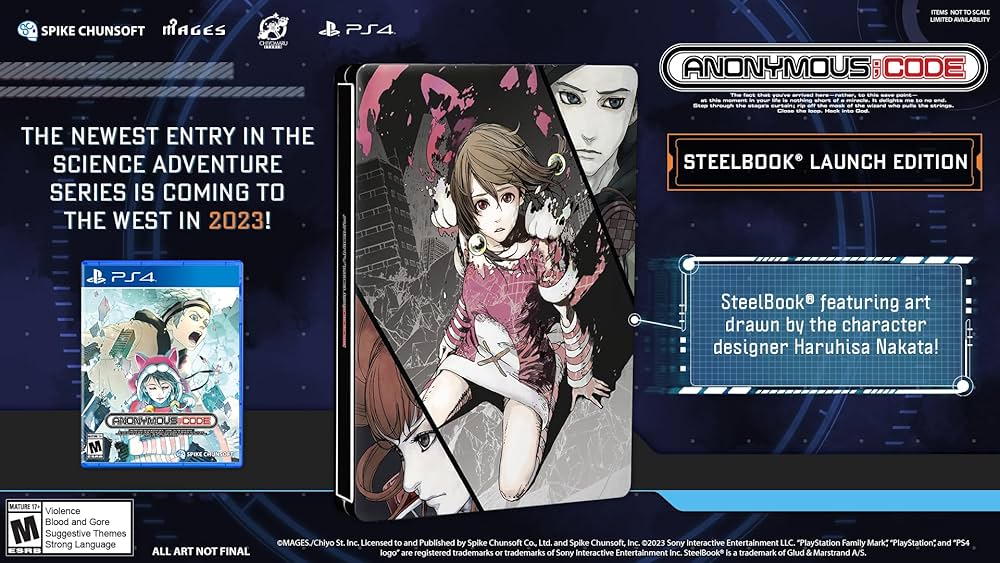 ANONYMOUS;CODE SteelBook Launch Edition - PlayStation 4
